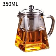 Szklany Czajnik z Sitkiem do Herbaty szkło borokrzemowe  – 350 ml