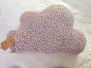 Poduszka chmurka, dekoracja, różowy, baranek boucle