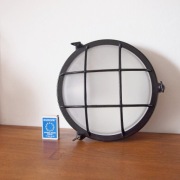 Plafon industrialny metal i szkło zmatowione