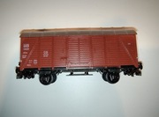 Piękny dwuosiowy wagon kryty na drobnicę Märklin Marklin H0 Koła izolowane!