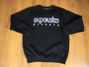 Bluza El Polako r. L czarna bez kaptura przez głowę bawełniana 