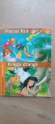 Książka dla dzieci zatytułowaną „Piotruś Pan / Księga dżungli”
