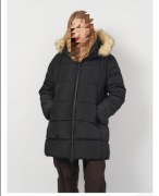 Zara Puffer S super ciepła kurtka zimowa płaszcz 