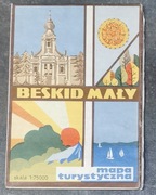 Beskid Mały - mapa turystyczna, 1980