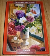 PUZZLE Castorland 1000 szt. Still Life Hydrangeas, opis!