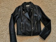 H&M czarna kurtka ramoneska  roz. 158 cm, 12-13 lat