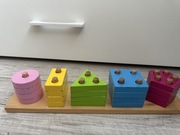Montessori sorter drewniana zabawka