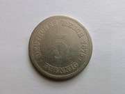 Niemcy 5 fenigów 1875 A