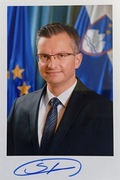 Marjan Šarec - premier Słowenii - autograf 