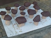 SPRZEDAM GRZYBY WYKONANE Z KAMIENIA