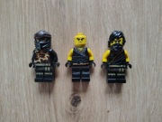 Zestaw 3 figurek LEGO ninjago Cole