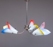 Żyrandol lata 60 New Look Pop-Art Mid-Century Vintage PRL