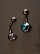 2x kolczyk do pępka piercing 1,6/10/8+5 i 1,6/12/6+4mm OPAKOWANIE naPREZENT