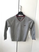 Sweter sweterek w serek DKNY szary 3 lata nowy