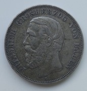 5 Marek 1893 Baden Oryginal