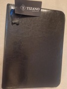 Skórzana aktówka czarna A4 Tizano BWS01 +gratis pióro z bursztynem!