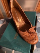 Czółenka skórzane, rozmiar 40