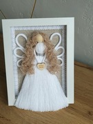 Anioł stróż ramka. Pamiatka chrztu,  komunii,urodziny. 