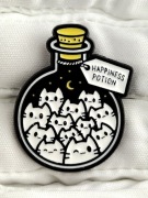 NOWA Przypinka pin metalowa kot kotek