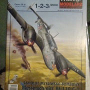 Mały Modelarz 1-2-3/08 Messerchmitt Bf-110 C-1 +lasery