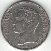 Wenezuela 1 bolivar 1967 - 23 mm - nr 2