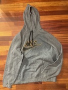 Bluza Nike sportswear swoosh Hoodie szara XL męska