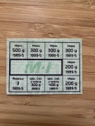 Kartka żywnościowa M-I 1989 na mięso