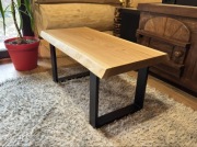 STOLIK Kawowy Dębowy Monolit Live Edge PROMOCJA!