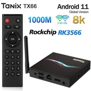 Tanix TX66 4/32Gb Android 11 Tv Box RK3566