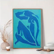 Obraz ręcznie malowany olejny fowizm Henri Matisse style taniec  