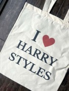 Torba bawełniana torebka tote bag cotton bawełna beżowa Harry Styles 