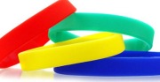 Opaski silikonowe z dowolnym nadrukiem 100 szt. 