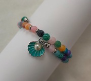 *Dje* Bransoletka - agat trawiony, stal