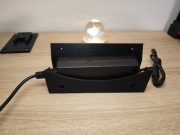 Uchwyt ścienny na zasilacz ładowarkę 160x43, wieszak, organizer