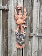 Rzeźba, rękodzieło, pieczęć czasu pt. "Ślepowron"