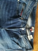 Markowe Jeansy Damskie Tommy Jeans W31 L32 R XS S Śliczne Jak Nowe