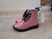 Buty/ botki/ lakierki dziewczęce, różowe - rozm 27