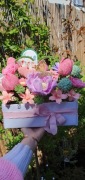 Rękodzieło flowerbox dzień mamy pomysł na prezent 