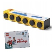 LEGO PÓŁKA PODŁUŻNA KLOCEK 6 CZARNY 41121733 GRATIS LIST DO MIKOŁAJA