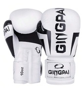 Rękawice treningowe bokserskie muay thai - białe 10 oz 1 para