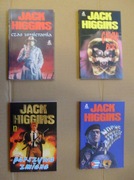 Jack Higgins - zestaw 4 książek sensacyjnych AMBER - jak nowe