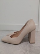 CZÓŁENKA  SKÓRA NATURALNA ROZ 38