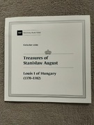 Folder z serii SKARBY STANISŁAWA AUGUSTA do monety LUDWIK WĘGIERSKI 