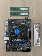 MSI H81M-P33 + I5-4460+ 8GB RAM + Cooler 