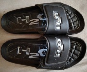 klapki gumowe 42 h2o rozmiar regulowany na rzep mocne grube podeszwy  #54