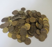 Zestaw monet groszowych III RP 5 groszy lata 1991 do ok. 2015  0,5kg