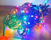 Wielokolorowe Lampki Led na choinkę 100 sztuk 5 metrów sznur Goliat
