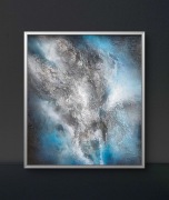 Abstrakcja,struktura,olej, 130x110cm, Monika Seroka