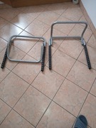 Wieszak na rowery 2 sztuki kpl. stan bdb   duze SOLIDNE  WYSYLKA 0 ZL