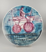 Czesław Wiącek patera talerz dekoracyjny 1972 rok 32 cm